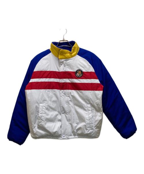 POLO RALPH LAUREN（ポロ・ラルフローレン）POLO RALPH LAUREN (ポロ・ラルフローレン) フリースリバーシブルジャケット マルチカラー×ホワイト サイズ:XL（ユース規格）の古着・服飾アイテム