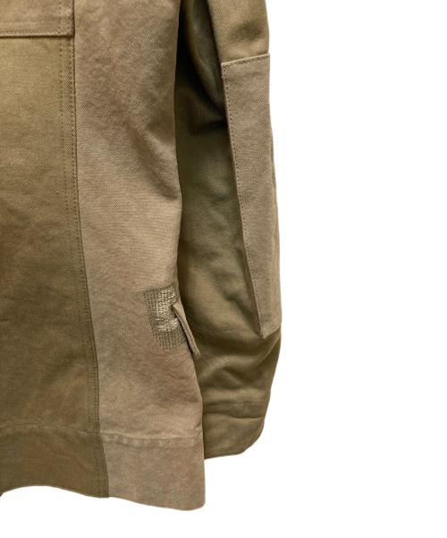 COMME des GARCONS JUNYA WATANABE MAN（コム デ ギャルソン ジュンヤ ワタナベ マン）COMME des GARCONS JUNYA WATANABE MAN (コム デ ギャルソン ジュンヤ ワタナベ マン) 再構築ダブルジャケット カーキ サイズ:Ⅼの古着・服飾アイテム