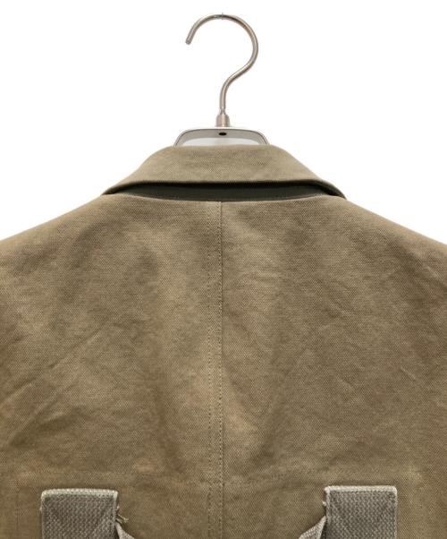 COMME des GARCONS JUNYA WATANABE MAN（コム デ ギャルソン ジュンヤ ワタナベ マン）COMME des GARCONS JUNYA WATANABE MAN (コム デ ギャルソン ジュンヤ ワタナベ マン) 再構築ダブルジャケット カーキ サイズ:Ⅼの古着・服飾アイテム