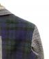 中古・古着 NEWYORKER (ニューヨーカー) Harris Tweed (ハリスツイード) パッチワーク3Bチェックテーラードジャケット グレー サイズ:M：10000円
