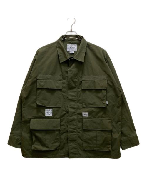 WTAPS（ダブルタップス）WTAPS (ダブルタップス) MODULAR LS COTTON RIPSTOP グリーン サイズ: X03の古着・服飾アイテム