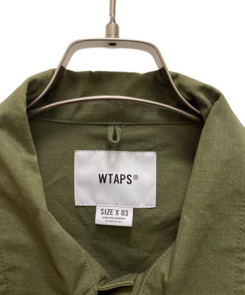 WTAPS（ダブルタップス）WTAPS (ダブルタップス) MODULAR LS COTTON RIPSTOP グリーン サイズ: X03の古着・服飾アイテム