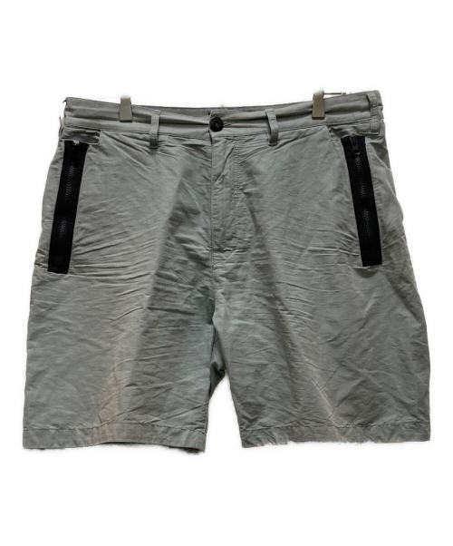 STONE ISLAND（ストーンアイランド）STONE ISLAND (ストーンアイランド) コットンリネンテックショーツ グレー サイズ:50の古着・服飾アイテム