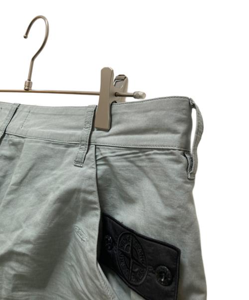 STONE ISLAND（ストーンアイランド）STONE ISLAND (ストーンアイランド) コットンリネンテックショーツ グレー サイズ:50の古着・服飾アイテム