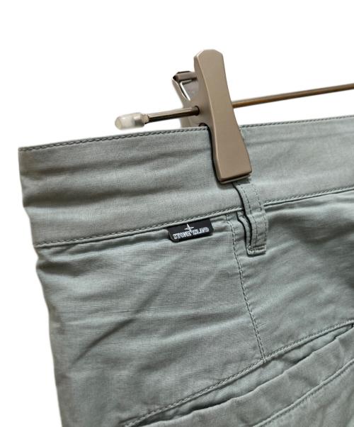 STONE ISLAND（ストーンアイランド）STONE ISLAND (ストーンアイランド) コットンリネンテックショーツ グレー サイズ:50の古着・服飾アイテム