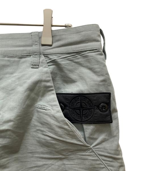 STONE ISLAND（ストーンアイランド）STONE ISLAND (ストーンアイランド) コットンリネンテックショーツ グレー サイズ:50の古着・服飾アイテム