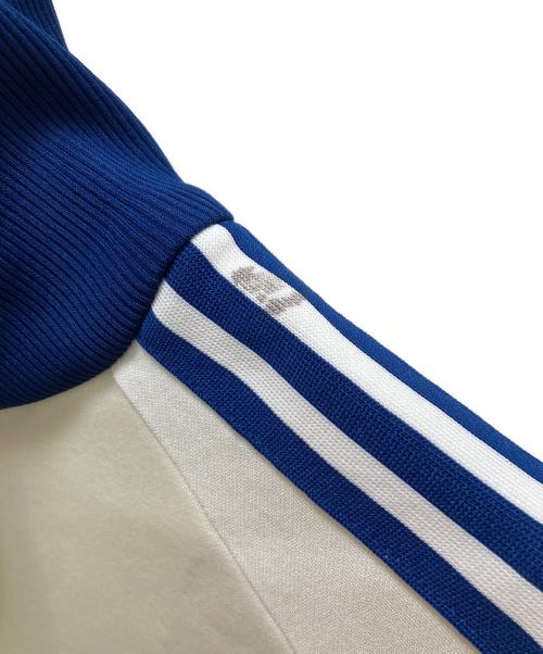 adidas（アディダス）adidas (アディダス) ヴィンテージトラックジャケット ホワイト×ネイビー サイズ:表記無しの古着・服飾アイテム