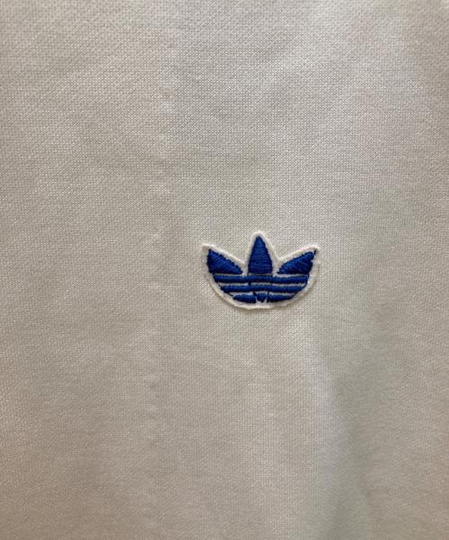 adidas（アディダス）adidas (アディダス) ヴィンテージトラックジャケット ホワイト×ネイビー サイズ:表記無しの古着・服飾アイテム