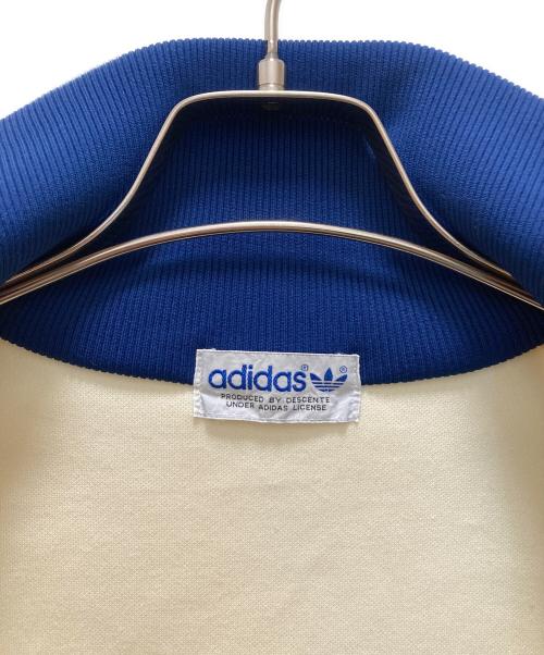 adidas（アディダス）adidas (アディダス) ヴィンテージトラックジャケット ホワイト×ネイビー サイズ:表記無しの古着・服飾アイテム