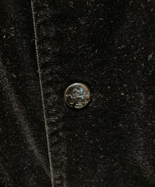 TENDERLOIN（テンダーロイン）TENDERLOIN (テンダーロイン) ベロアスーベニアジャケット ブラック サイズ:Ⅼの古着・服飾アイテム