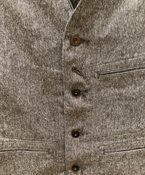 SUGAR CANE（シュガーケーン）SUGAR CANE (シュガーケーン) 9oz. BLACK COVERT WORK VEST グレー サイズ:36の古着・服飾アイテム