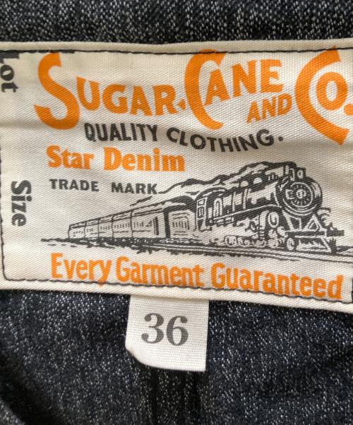 SUGAR CANE（シュガーケーン）SUGAR CANE (シュガーケーン) 9oz. BLACK COVERT WORK VEST グレー サイズ:36の古着・服飾アイテム