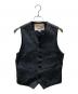 SUGAR CANE（シュガーケーン）の古着「9oz. BLACK COVERT WORK VEST」｜グレー