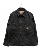 SUGAR CANEシュガーケーン）の古着「ブラックコバートワークコート」｜グレー