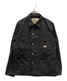 SUGAR CANE（シュガーケーン）の古着「ブラックコバートワークコート」｜グレー