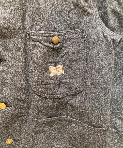 SUGAR CANE（シュガーケーン）SUGAR CANE (シュガーケーン) ブラックコバートワークコート グレー サイズ:不明の古着・服飾アイテム