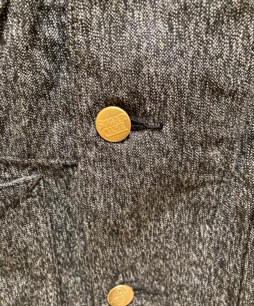 SUGAR CANE（シュガーケーン）SUGAR CANE (シュガーケーン) ブラックコバートワークコート グレー サイズ:不明の古着・服飾アイテム