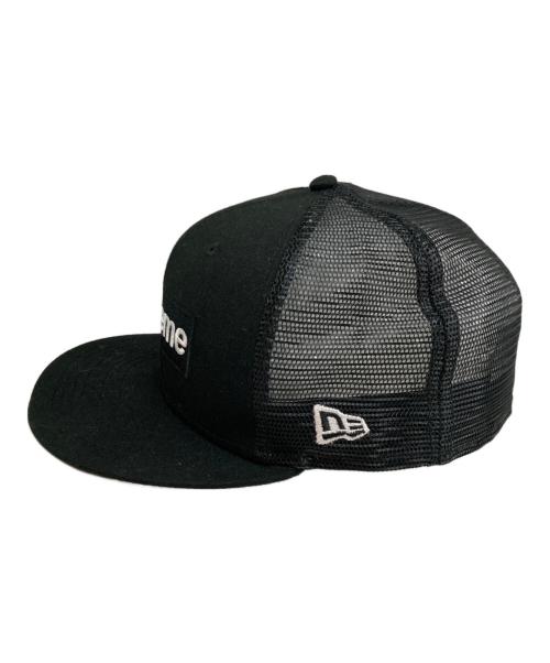 SUPREME（シュプリーム）Supreme (シュプリーム) New Era (ニューエラ) ボックスロゴメッシュキャップ ブラックの古着・服飾アイテム