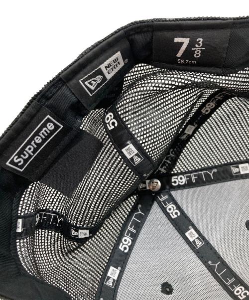 SUPREME（シュプリーム）Supreme (シュプリーム) New Era (ニューエラ) ボックスロゴメッシュキャップ ブラックの古着・服飾アイテム