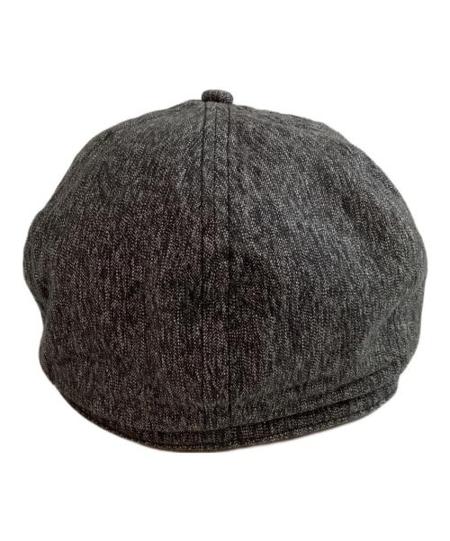 SUGAR CANE（シュガーケーン）SUGAR CANE (シュガーケーン) 9oz. BLACK COVERT APPLEJACK CAP グレー サイズ:7 1/4の古着・服飾アイテム