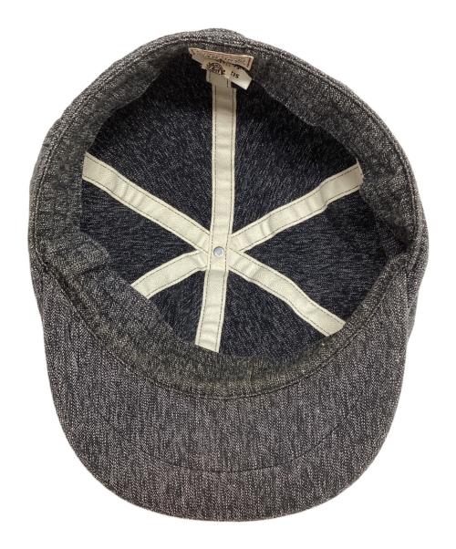 SUGAR CANE（シュガーケーン）SUGAR CANE (シュガーケーン) 9oz. BLACK COVERT APPLEJACK CAP グレー サイズ:7 1/4の古着・服飾アイテム