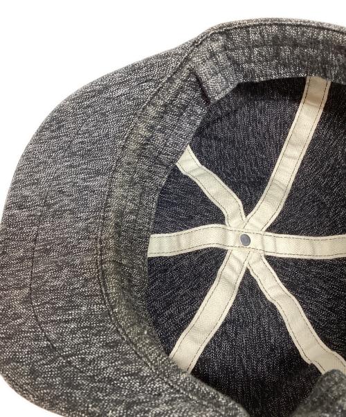 SUGAR CANE（シュガーケーン）SUGAR CANE (シュガーケーン) 9oz. BLACK COVERT APPLEJACK CAP グレー サイズ:7 1/4の古着・服飾アイテム