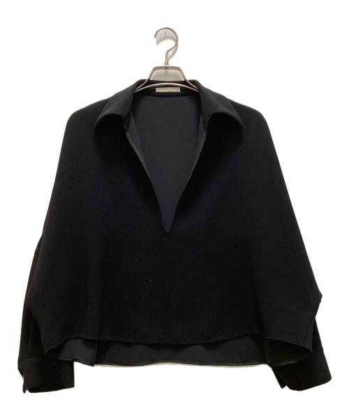 Plage（プラージュ）Plage (プラージュ) GEORGETTE SKIPPER ブラウス ブラック サイズ:Freeの古着・服飾アイテム