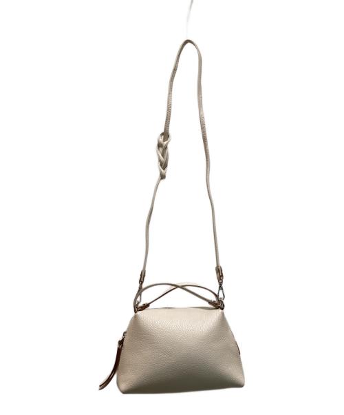 GIANNI CHIARINI（ジャンニ キアリーニ）GIANNI CHIARINI (ジャンニ キアリーニ) アリファ S 2WAYレザーバッグ ベージュの古着・服飾アイテム