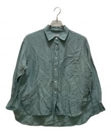 IENA（イエナ）の古着「ラミーリヨセルスリットシャツ」｜グリーン