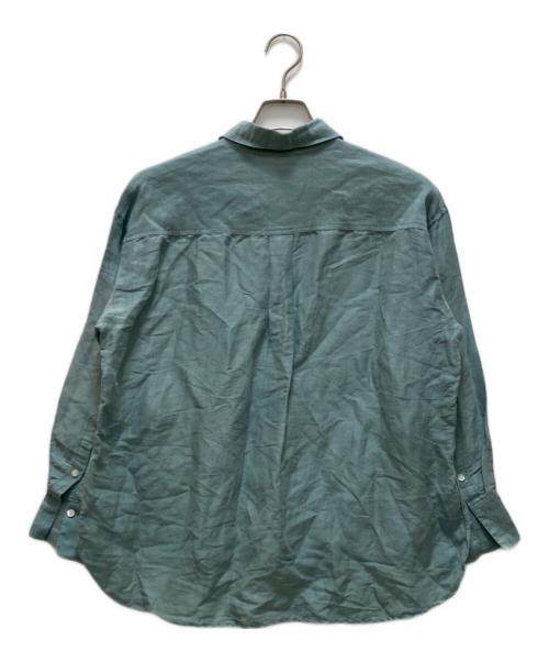 IENA（イエナ）IENA (イエナ) ラミーリヨセルスリットシャツ グリーン サイズ:36の古着・服飾アイテム