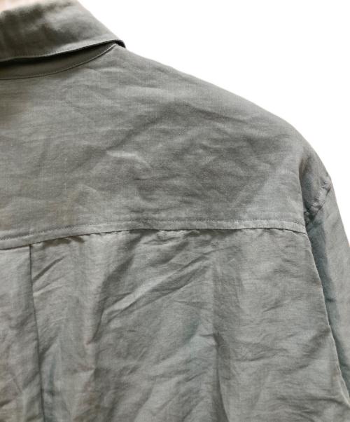 IENA（イエナ）IENA (イエナ) ラミーリヨセルスリットシャツ グリーン サイズ:36の古着・服飾アイテム