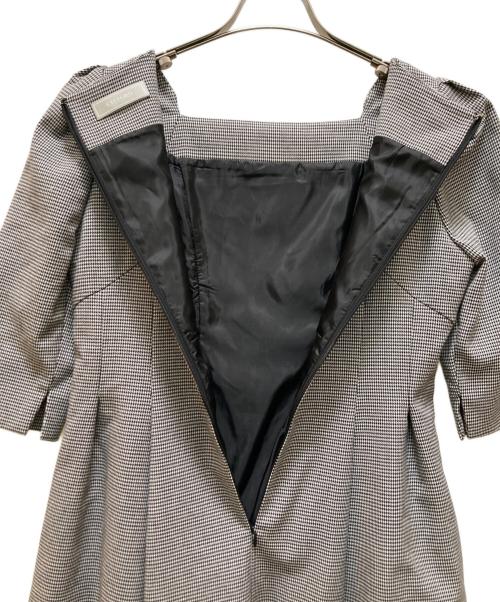 CELFORD（セルフォード）CELFORD (セルフォード) トリプルクロスワンピース グレー サイズ:38の古着・服飾アイテム