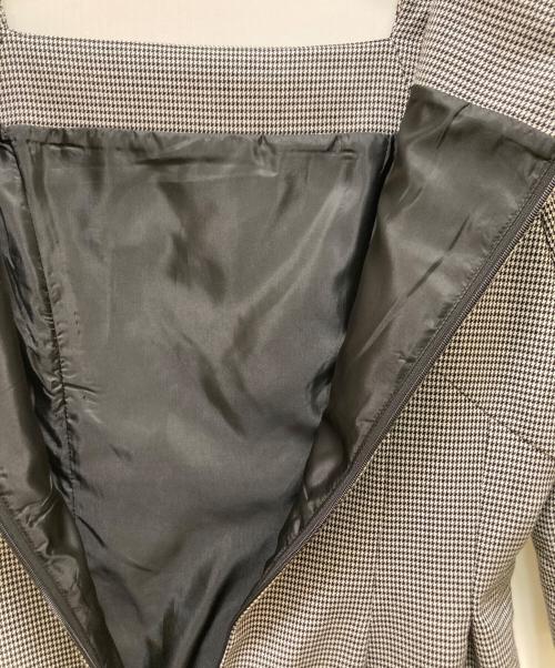 CELFORD（セルフォード）CELFORD (セルフォード) トリプルクロスワンピース グレー サイズ:38の古着・服飾アイテム