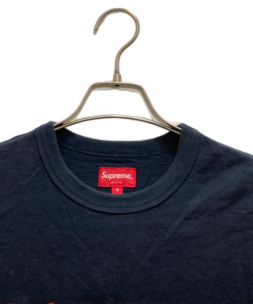 SUPREME（シュプリーム）SUPREME (シュプリーム) カレッジロゴ刺繍Tシャツ ブラック サイズ:Sの古着・服飾アイテム
