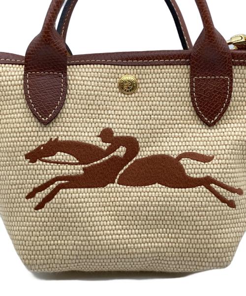 LONGCHAMP（ロンシャン）LONGCHAMP (ロンシャン) ル パニエ プリアージュ ベージュの古着・服飾アイテム