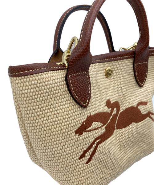 LONGCHAMP（ロンシャン）LONGCHAMP (ロンシャン) ル パニエ プリアージュ ベージュの古着・服飾アイテム
