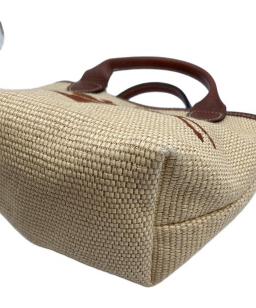 LONGCHAMP（ロンシャン）LONGCHAMP (ロンシャン) ル パニエ プリアージュ ベージュの古着・服飾アイテム