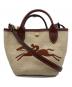 LONGCHAMP（ロンシャン）の古着「ル パニエ プリアージュ」｜ベージュ