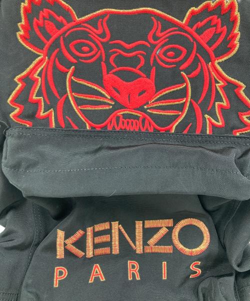 KENZO（ケンゾー）KENZO (ケンゾー) タイガー刺繍バックパック ブラックの古着・服飾アイテム