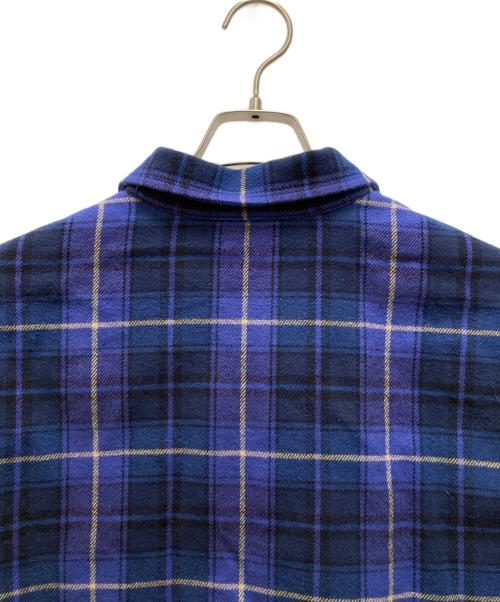 SUPREME（シュプリーム）SUPREME (シュプリーム) サーマル ラインド ジップ アップ フランネル シャツ ブルー サイズ:Mの古着・服飾アイテム