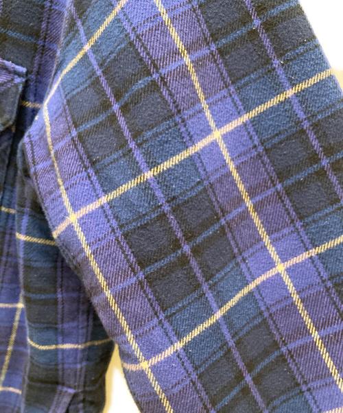 SUPREME（シュプリーム）SUPREME (シュプリーム) サーマル ラインド ジップ アップ フランネル シャツ ブルー サイズ:Mの古着・服飾アイテム