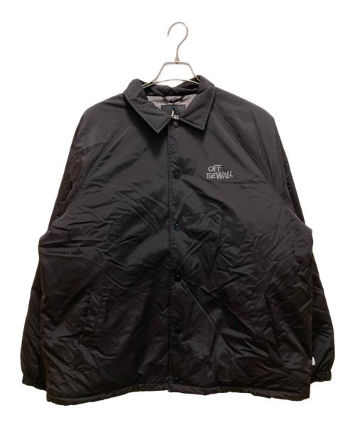 VANS（バンズ）VANS (バンズ) 花井祐介 (ハナイユウスケ) コラボ リサイクルナイロン プリマロフトコーチジャケット ブラック サイズ:Ⅼの古着・服飾アイテム