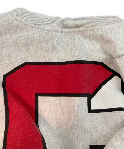 Champion REVERSE WEAVE（チャンピオン リバース ウィーブ）Champion REVERSE WEAVE (チャンピオン リバース ウィーブ) ヴィンテージ両面プリントリバースウィーブスウェット グレー サイズ:3XLの古着・服飾アイテム
