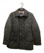 BURBERRY LONDONバーバリーロンドン）の古着「パイピングキルティングハンティングジャケット」｜オリーブ