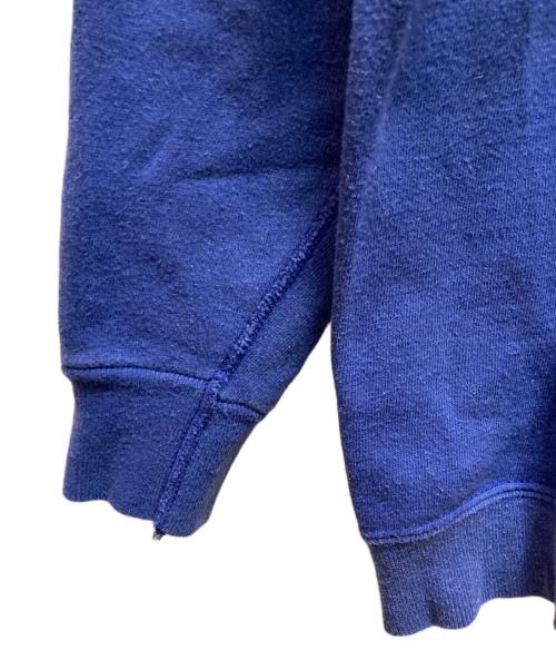 Champion（チャンピオン）Champion (チャンピオン) 3段プリントラグランスウェット ブルー サイズ:Lの古着・服飾アイテム