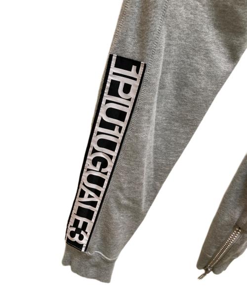 1PIU1UGUALE3 RELAX（ウノピゥウノウグァーレトレ リラックス）1PIU1UGUALE3 RELAX (ウノピゥウノウグァーレトレ リラックス) スタッズ付きスウェットパンツ グレー サイズ:Mの古着・服飾アイテム