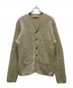 JANTZENジャンセン）の古着「ヴィンテージモヘヤブレンドカーディガン」｜黄緑