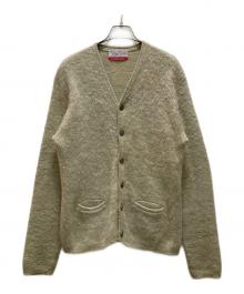 JANTZEN（ジャンセン）の古着「ヴィンテージモヘヤブレンドカーディガン」｜黄緑