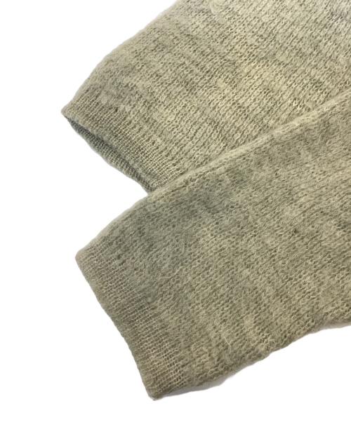 JANTZEN（ジャンセン）JANTZEN (ジャンセン) ヴィンテージモヘヤブレンドカーディガン 黄緑 サイズ:Mの古着・服飾アイテム