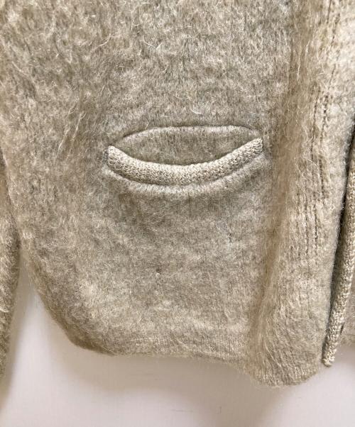 JANTZEN（ジャンセン）JANTZEN (ジャンセン) ヴィンテージモヘヤブレンドカーディガン 黄緑 サイズ:Mの古着・服飾アイテム